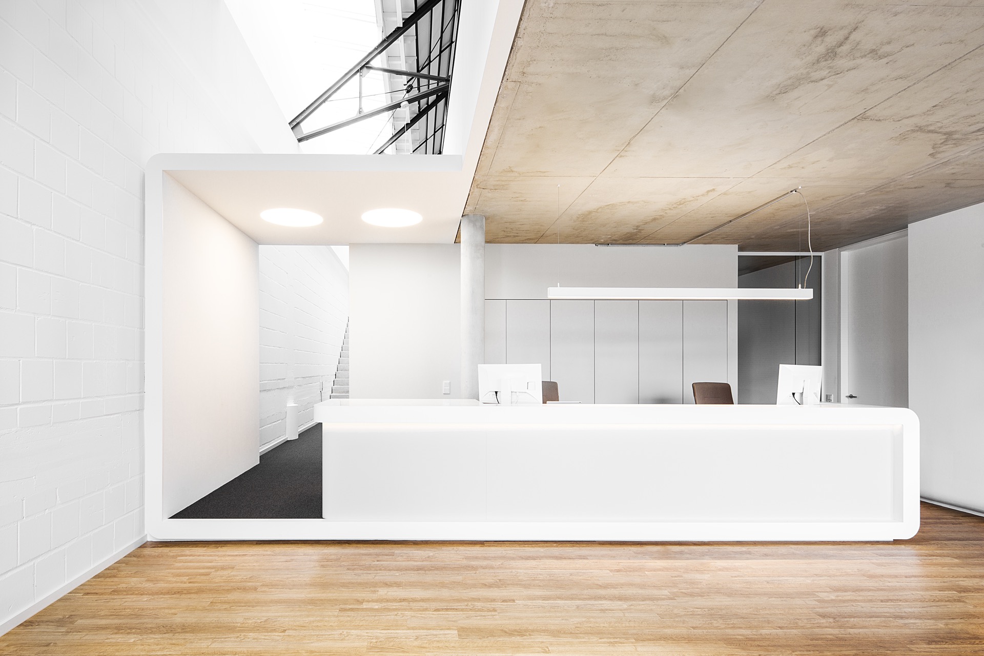 Beos AG im Carlswerk - Empfang