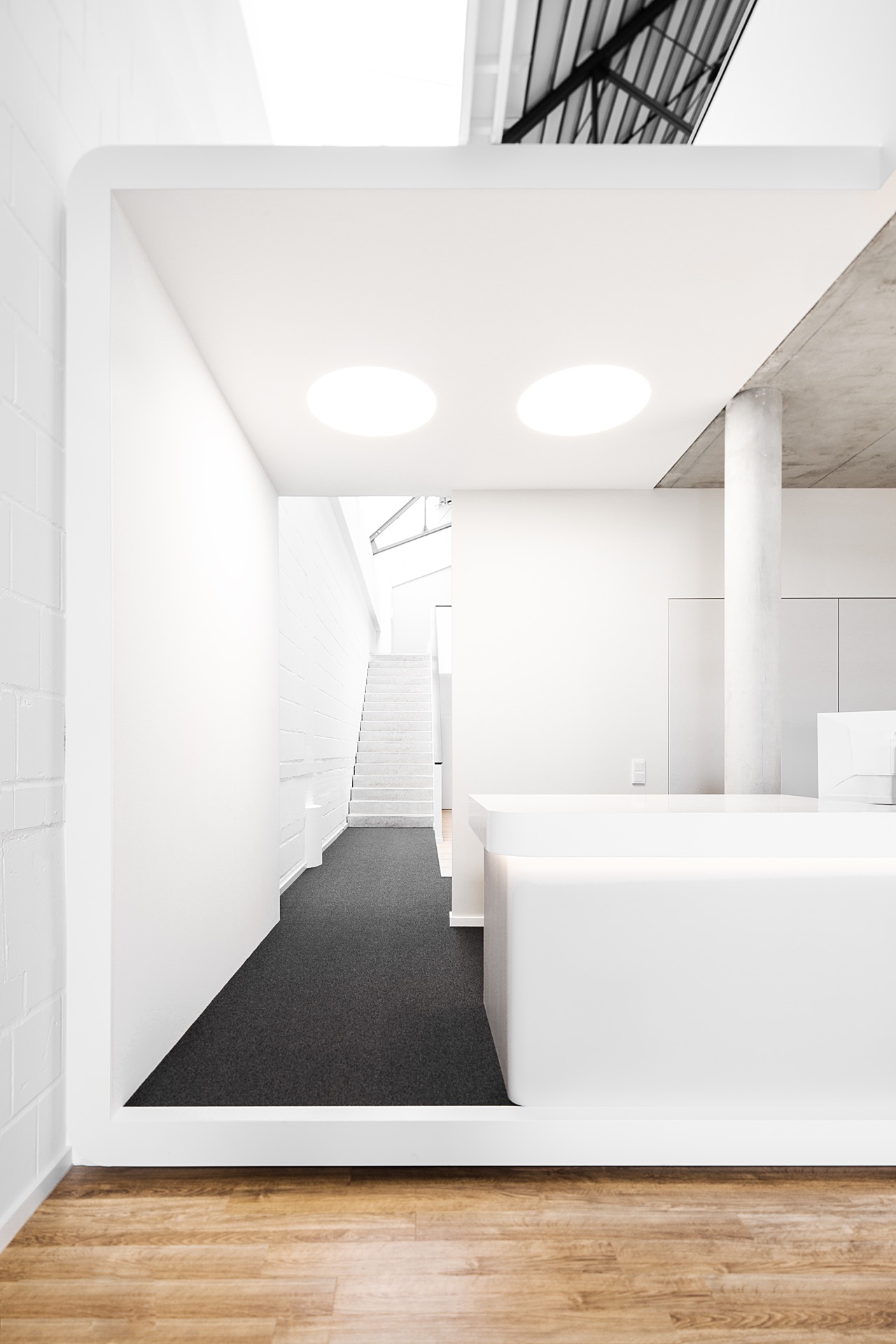 Beos AG im Carlswerk - Empfang