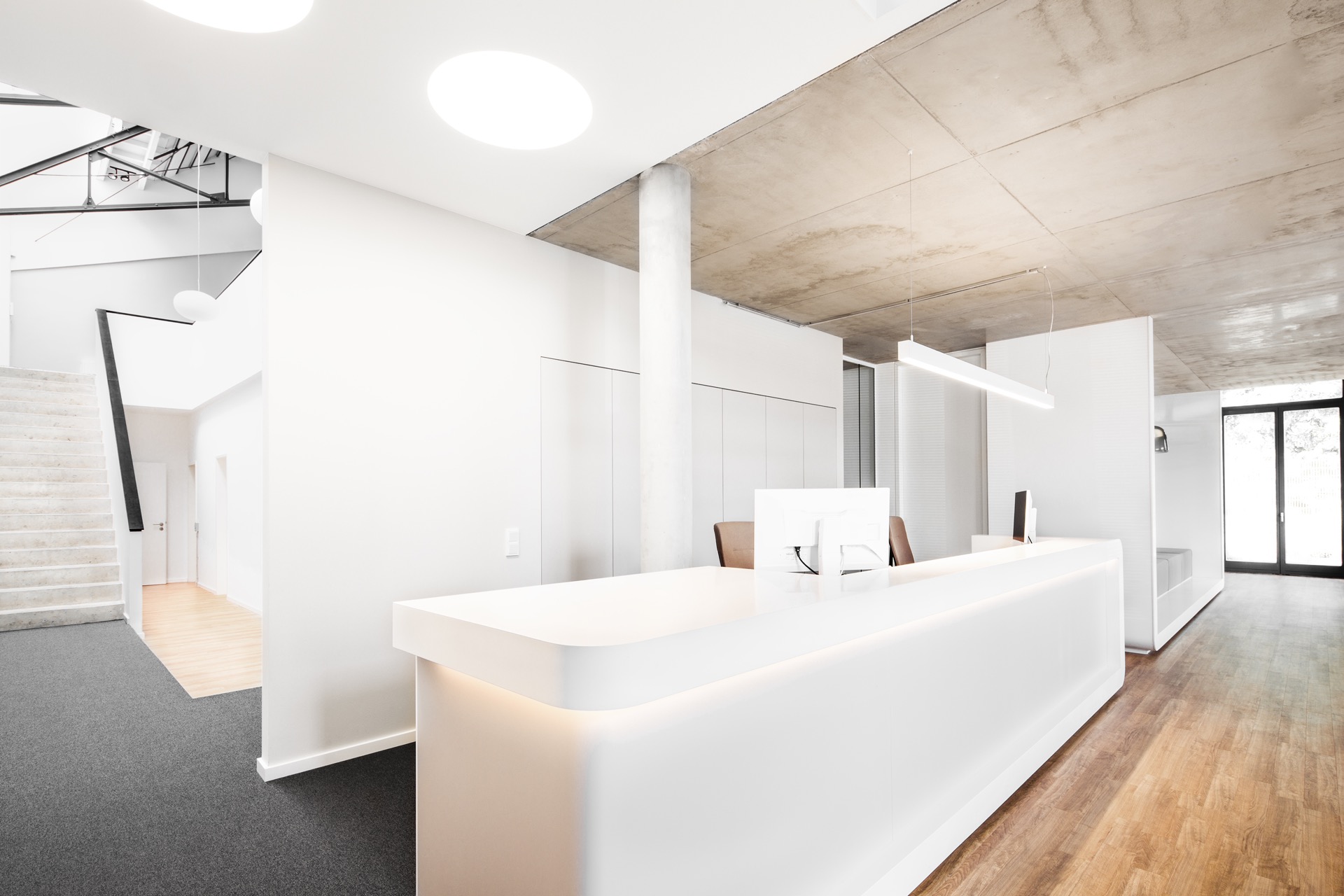 Beos AG im Carlswerk - Empfang